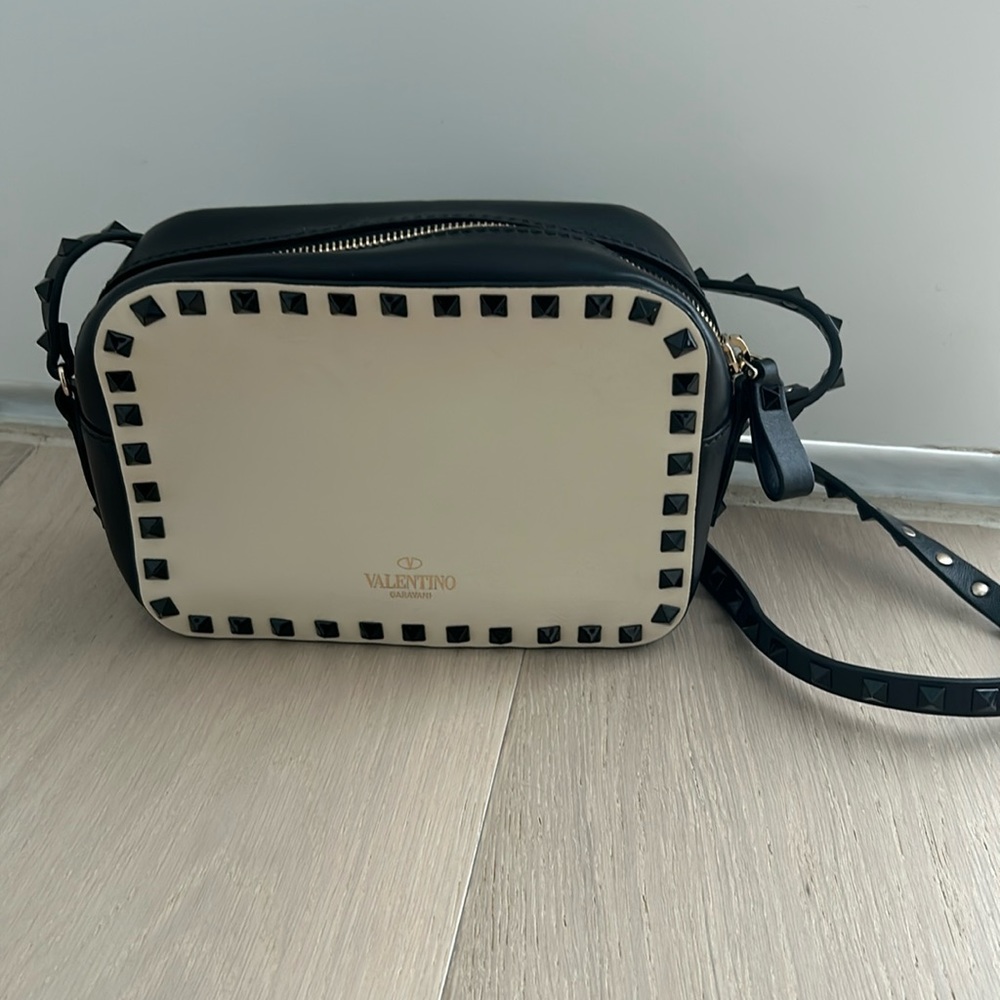 Valentino Rockstud Mini Camera Crossbody Bag